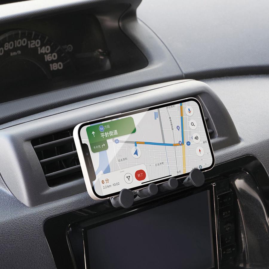 YAC（ヤック） 槌屋ヤック リンケージスマホホルダー エアコン取付け