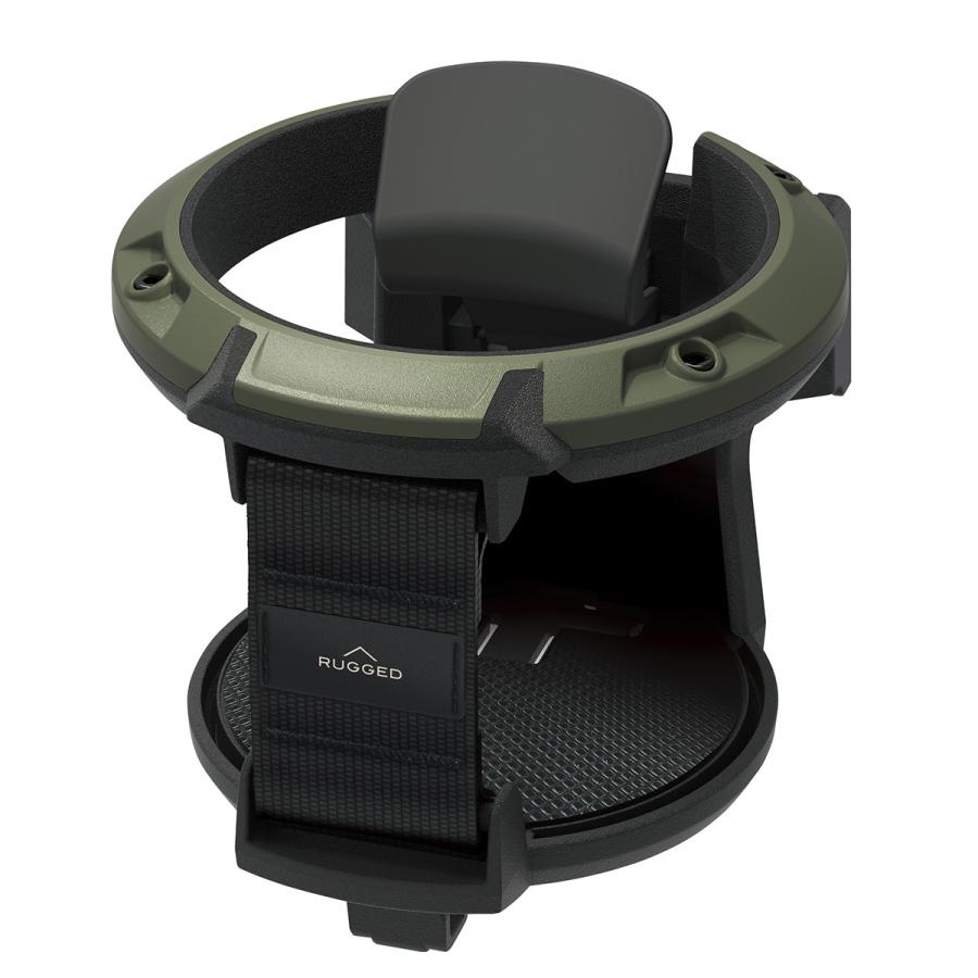 槌屋ヤック YAC RUGGED ドリンクホルダー PF361 モスグリーン 槌屋ヤック YAC RUGGED ドリンクホルダー PF361 モスグリーン