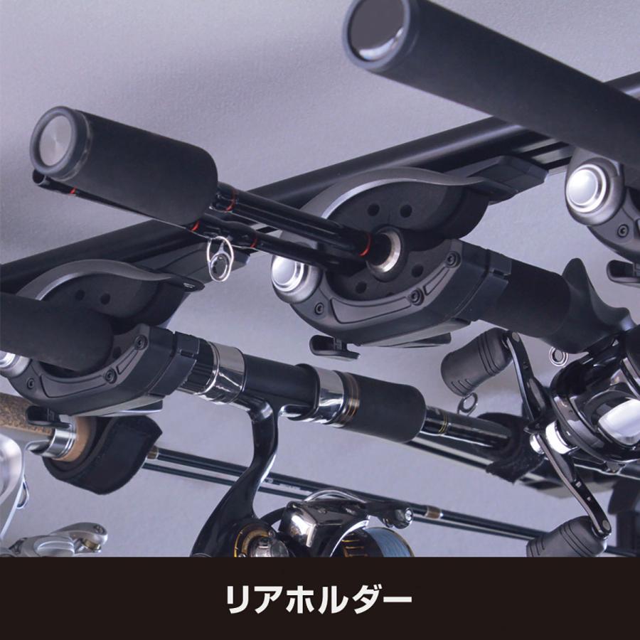 YACVISOAE26系NV350P-GX標準専用スマートロッドホルダー5本用UCA1Fブラックの画像