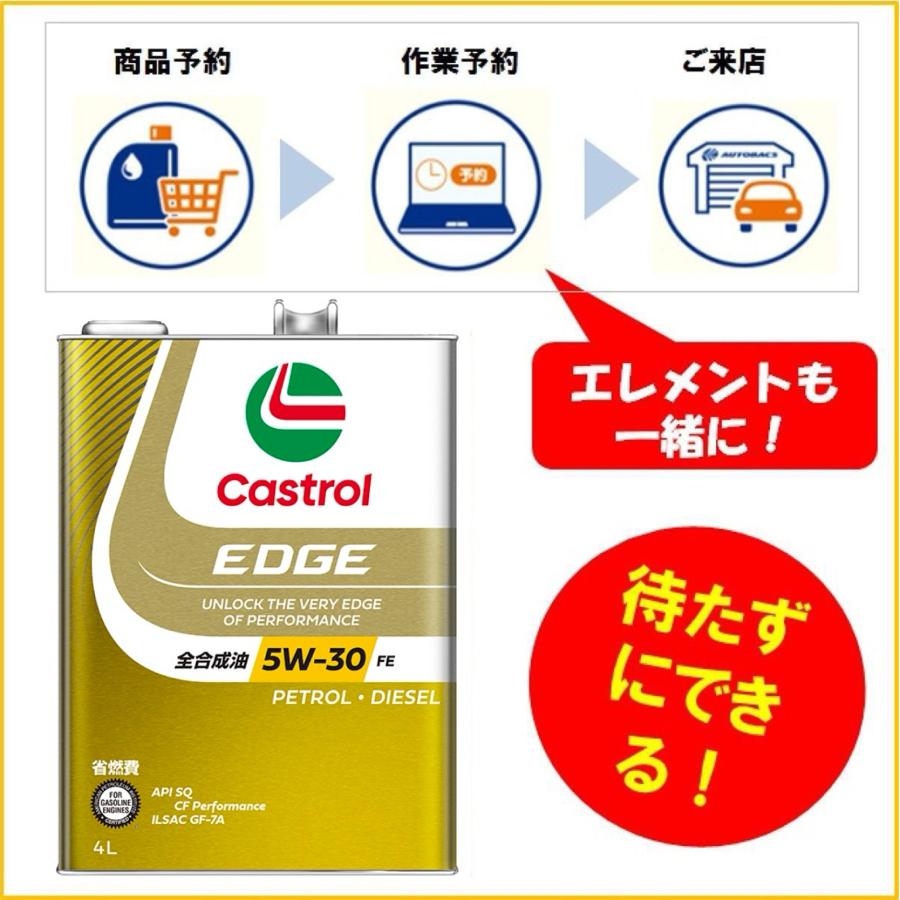 Castrol（カストロール） EDGE エッジ FE/5W-30/API SQ/CF PERFORMANCE