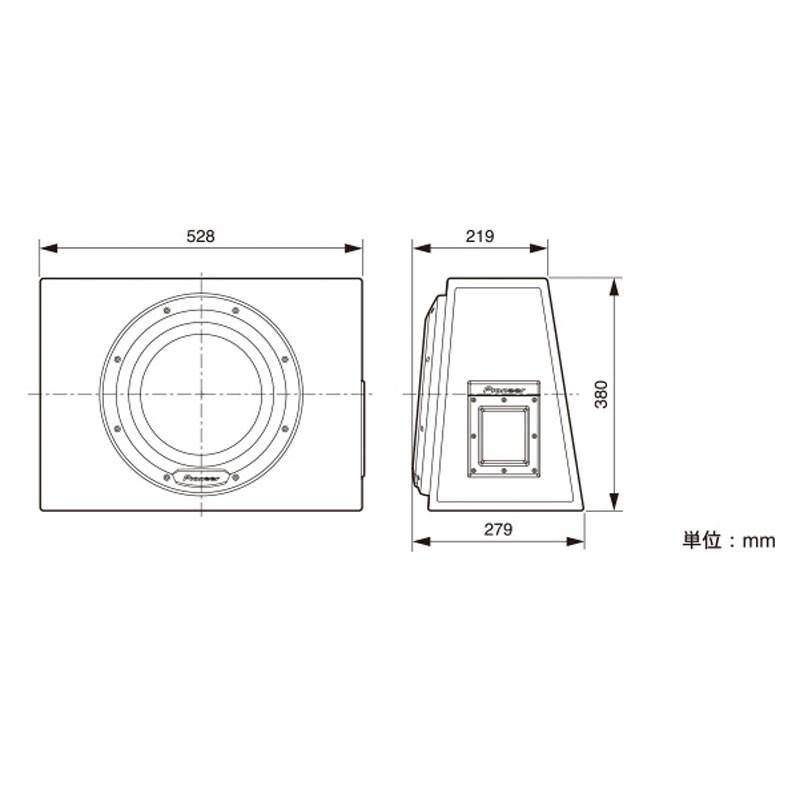 カロッツェリア カロッツェリア(carrozzeria) TS-WX1210A 30cm カロッツェリア カロッツェリア(carrozzeria) TS-WX1210A 30cm
