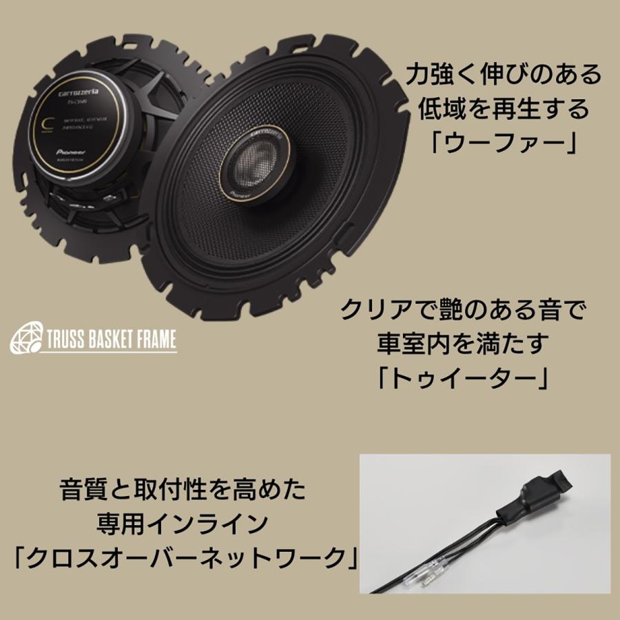 カロッツェリア carrozzeria パイオニア TS-C1640 16cmコアキシャル2