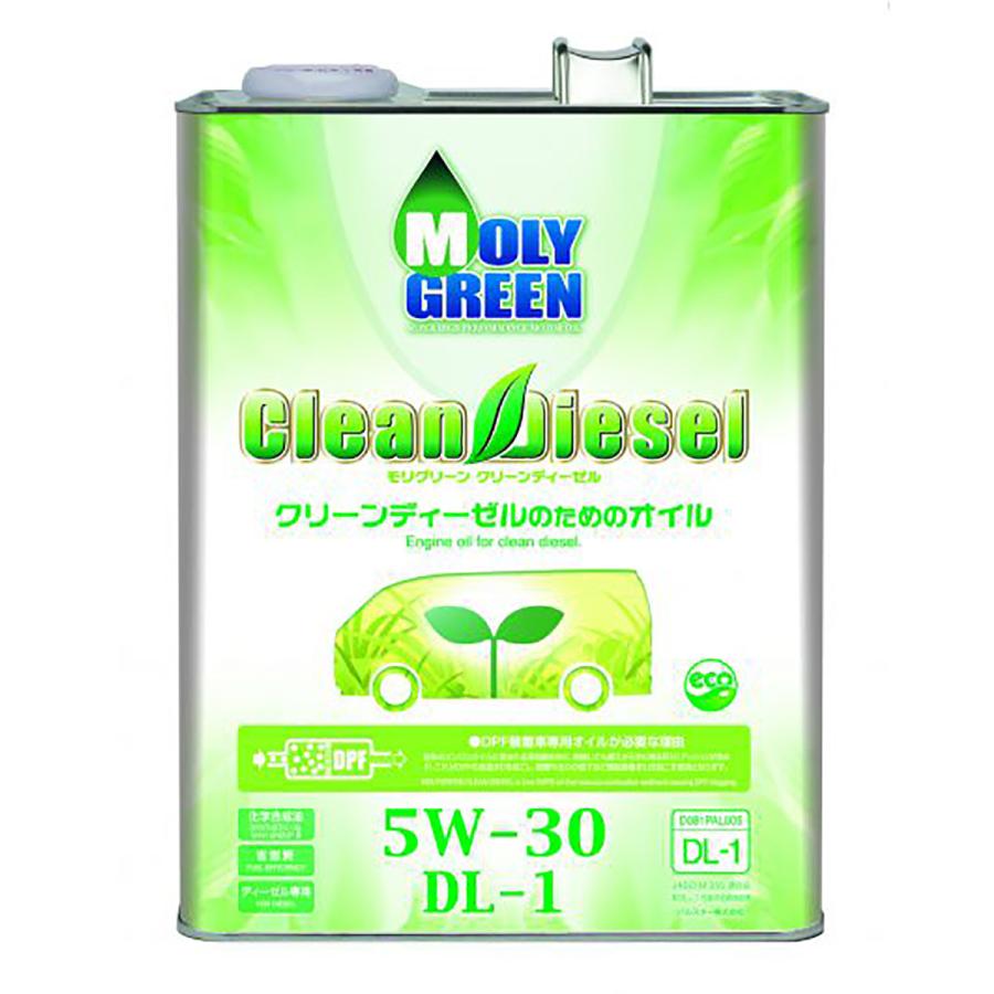 MOLYGREEN モリグリーン CleanDiesel DL-1/5W-30/4L 合成油