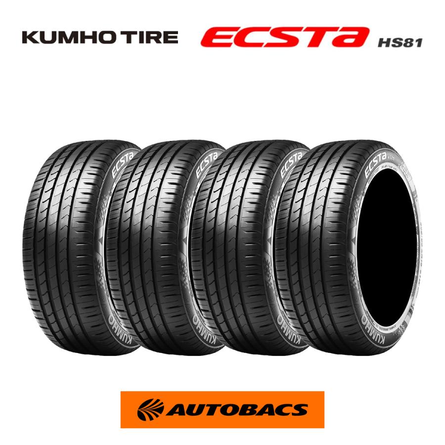 エクスタ 235/50R18 夏タイヤ クムホ HS81 4本セット KUMHO ECSTA