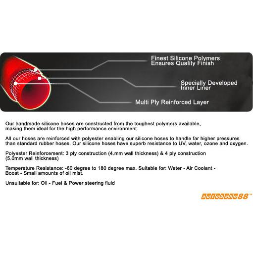 シリコン インタークーラー ホース 日産 R35 GTR VR38DETT 青