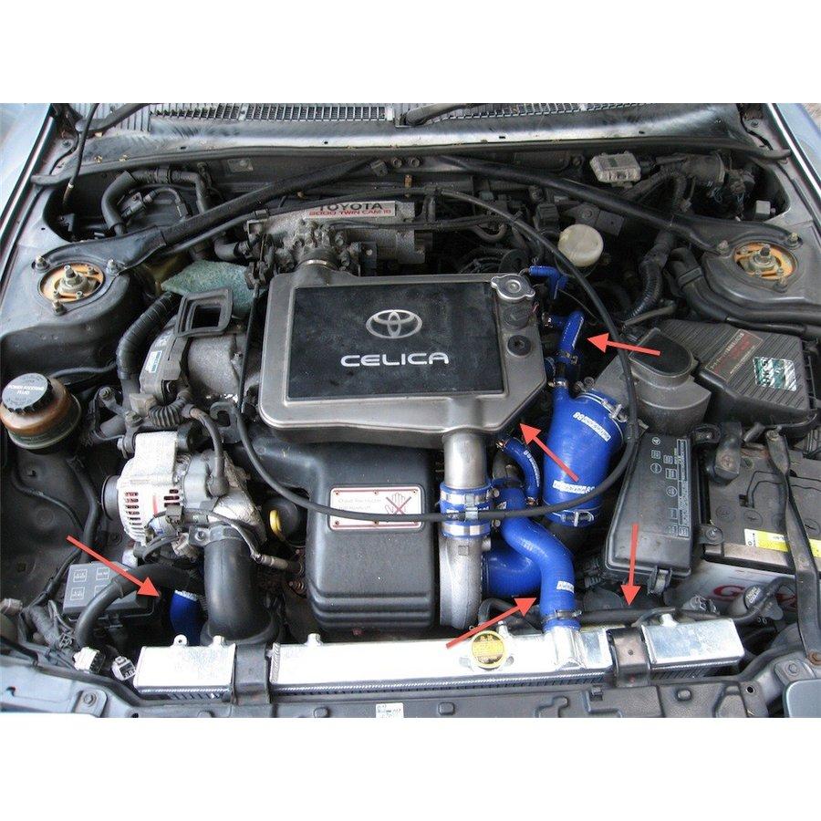 ラジエーターヒーターホースセリカGT-FOUR ST185 RC 青