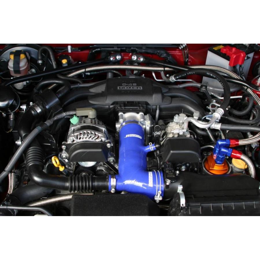 シリコン製インダクションホース トヨタ86 DBA-ZN6 FA20 ZN6 青