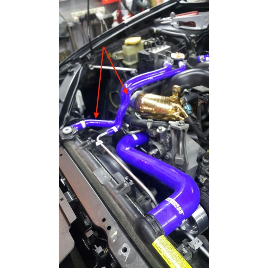 シリコン ラジエーター ホース＆ビーターホース+ブリーザー ホース