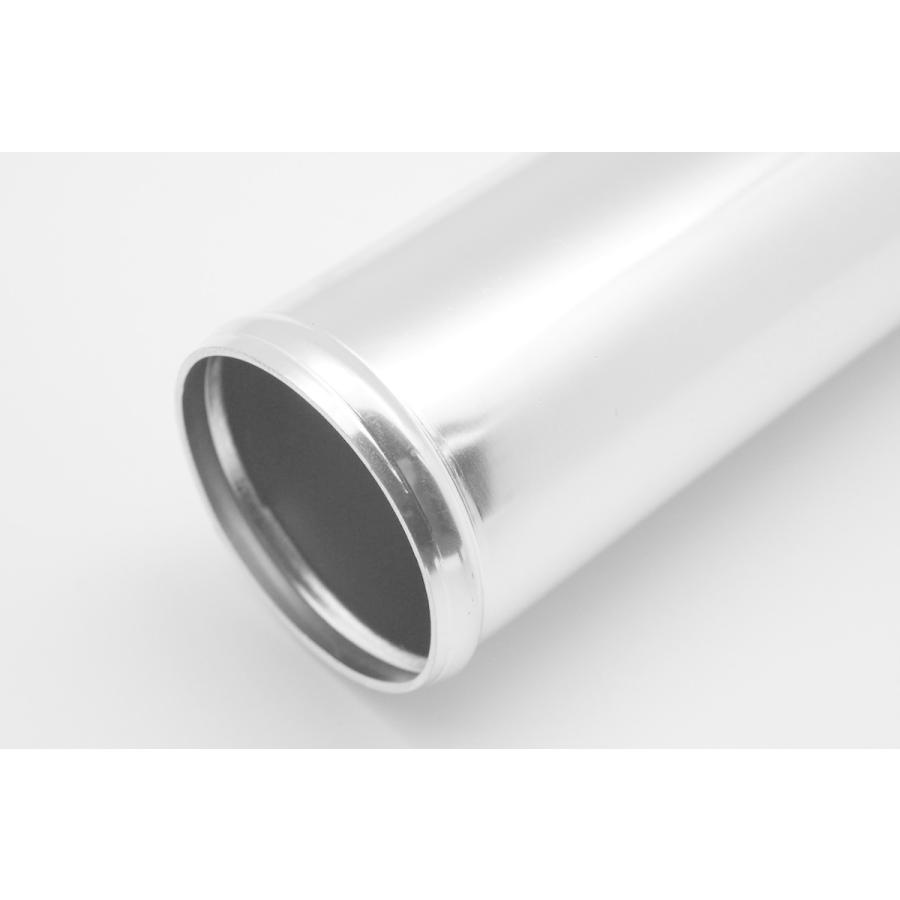 ホース接続用 アルミパイプ ストレート 外径34mm 長76mm クランプ付