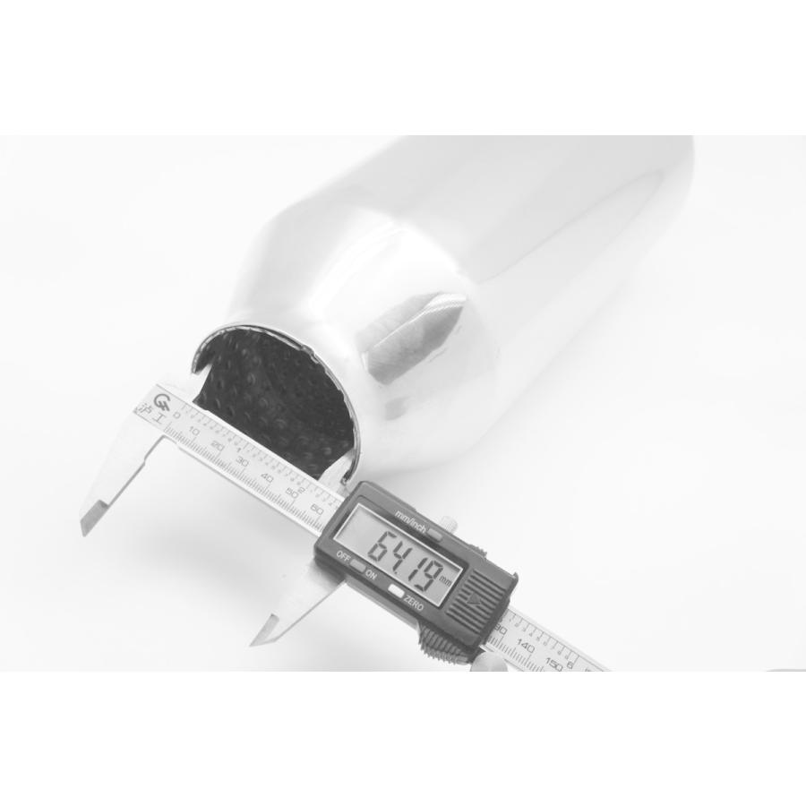 汎用 レゾネーター ステンレス 64φマフラー サブサイレンサー 中間