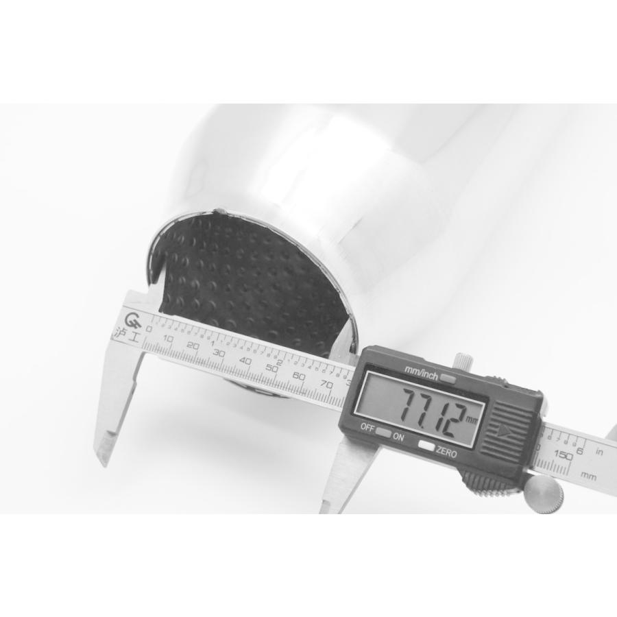 汎用 レゾネーター ステンレス 76φマフラー サブサイレンサー 中間