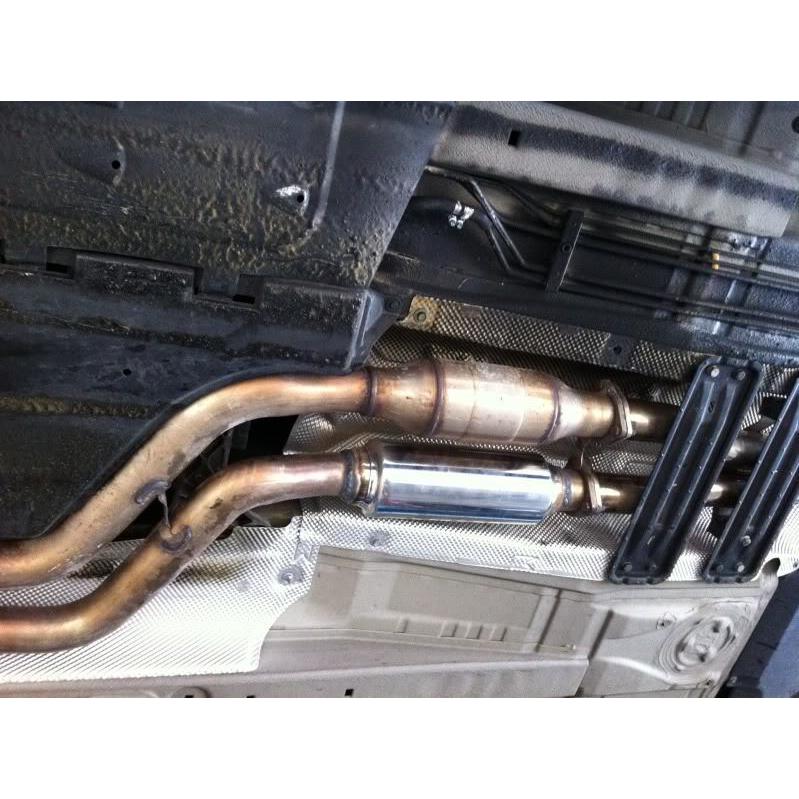 汎用 レゾネーター ステンレス 76φマフラー サブサイレンサー 中間