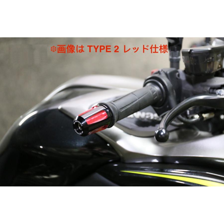 ハンドル バーエンド 車種専用 カワサキ Z650 2017-2019用 CNC 超軽量