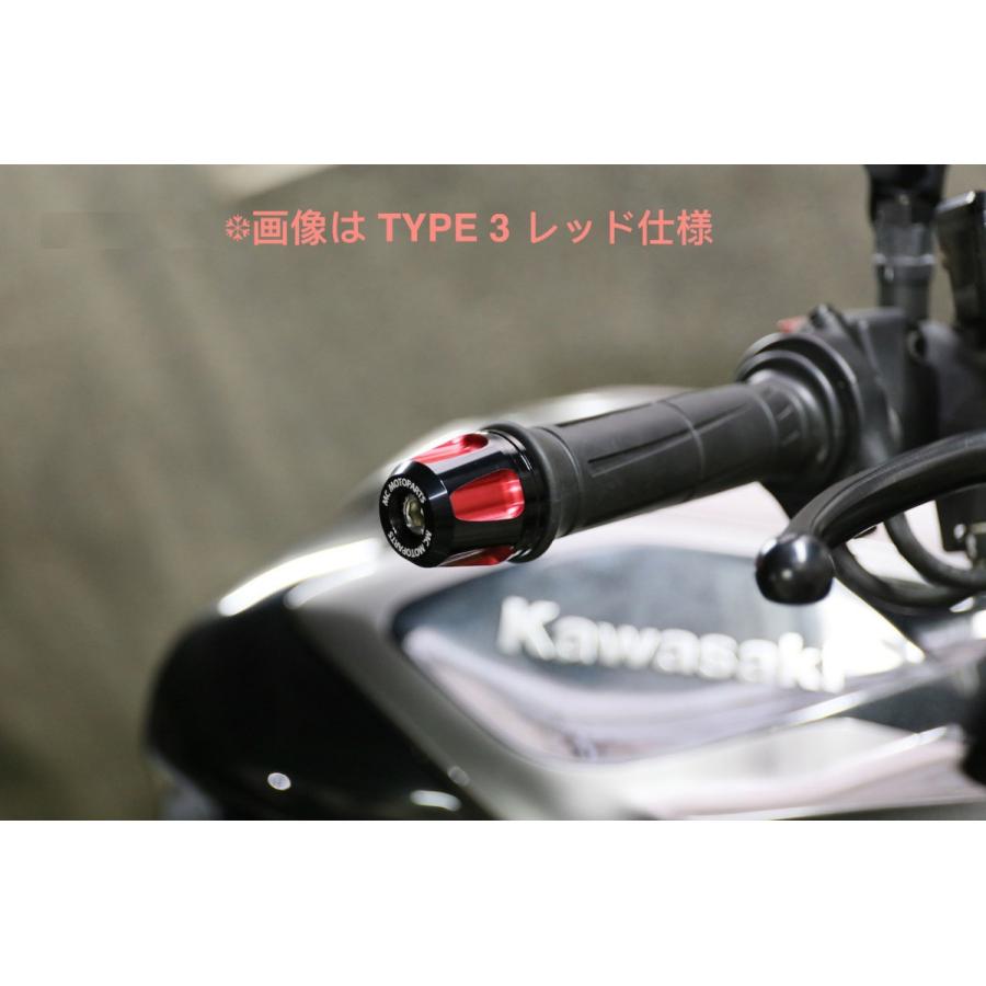 ハンドル バーエンド 車種専用 カワサキ Z1000 2003-2018用 CNC 超軽量