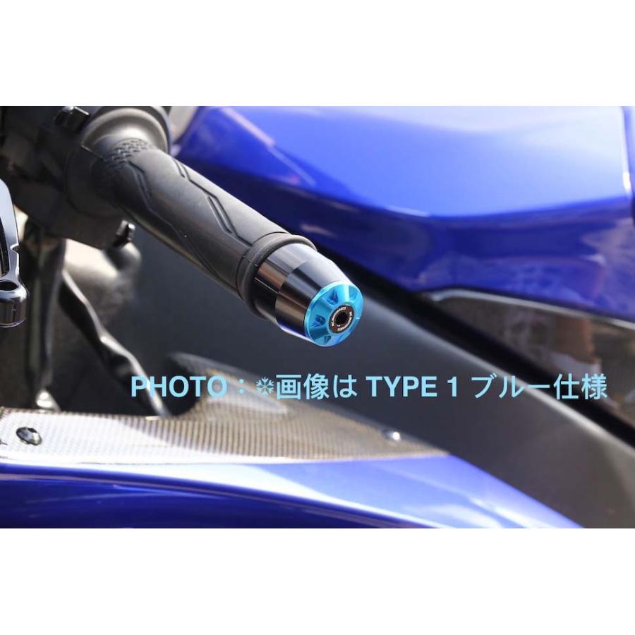 ハンドル　バーエンド  車種専用 ヤマハ FZ1 Fazer S 1000 2001-2018用  CNC 超軽量 Type 1 六色選択可｜autobahn88｜07