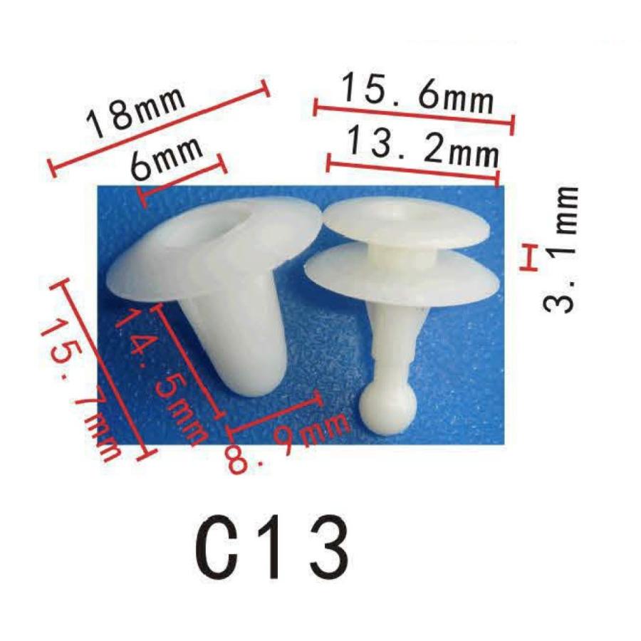 パネル (トリム) クリップ リベット 6777101010 トヨタ系 マツダ パネル (トリム) クリップ リベット 6777101010 トヨタ系 マツダ