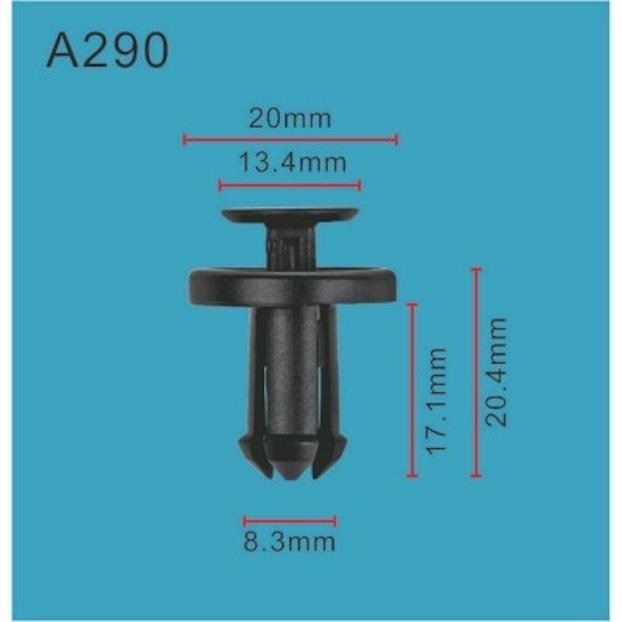Toyota ロッカー パネル クリップ 75867-33050 10個 : AUTOBAHN88