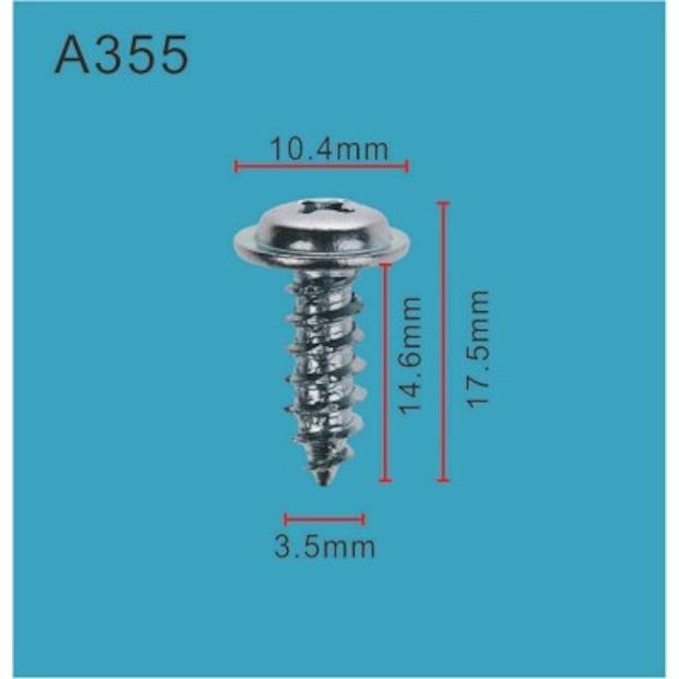 Toyota フォグランプ スクリュー 9016750063 10個 : AUTOBAHN88