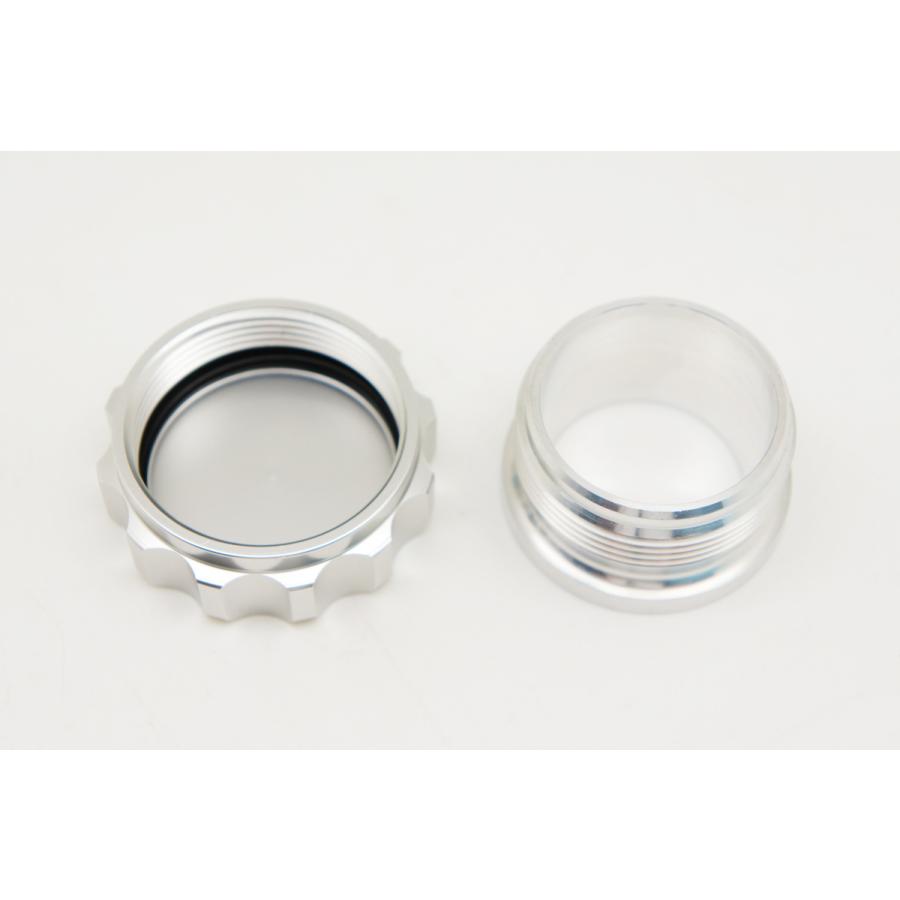 アルミ製 フューエルタンク注入口 溶接用アダプターオス外径37mm+