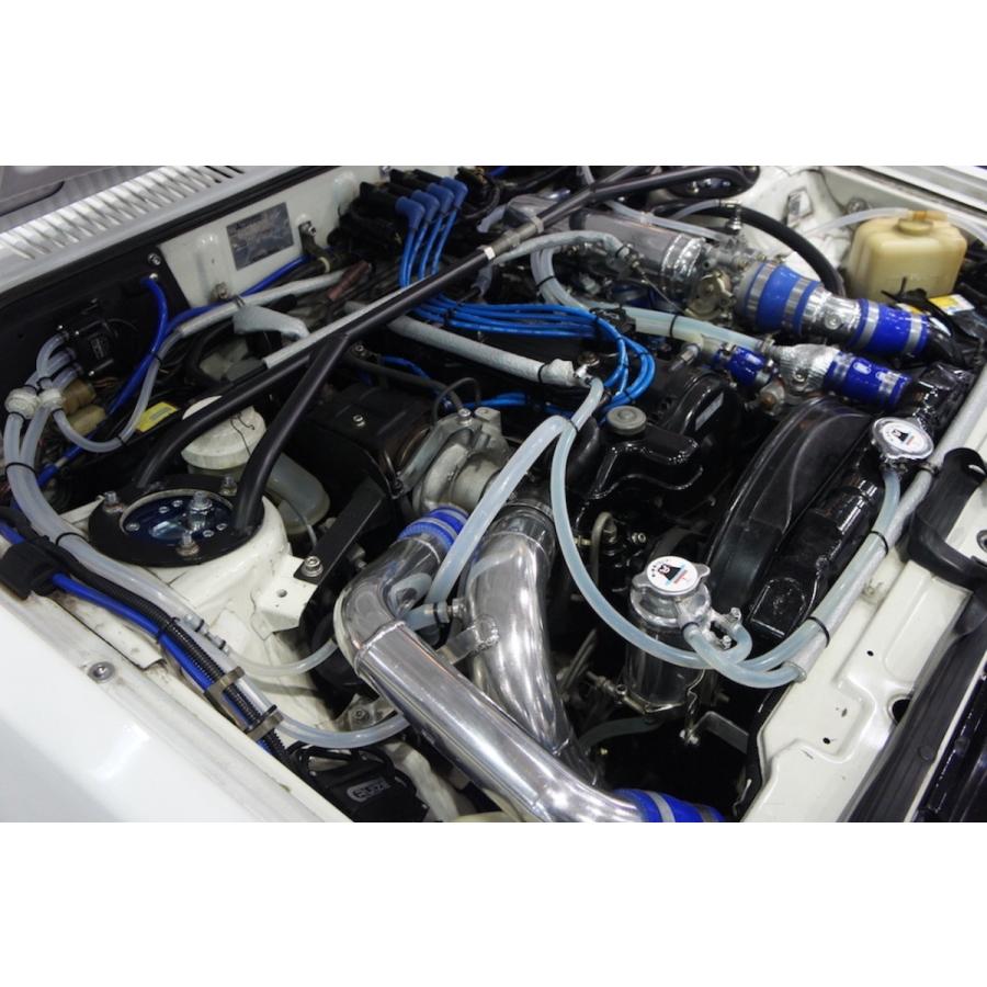シリコンバキュームホース3サイズ計6M ジョイント+クランプ+タイラップ セット 青|autobahn88|03
