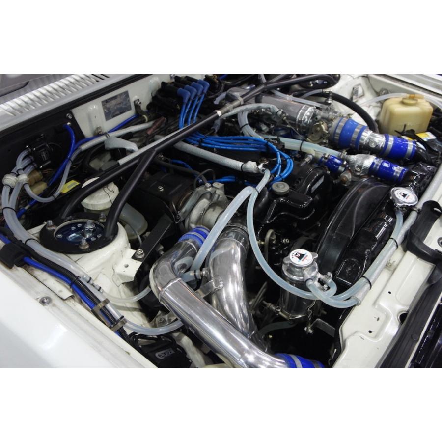 シリコンバキュームホース3サイズ計6M ジョイント+クランプ+タイラップ