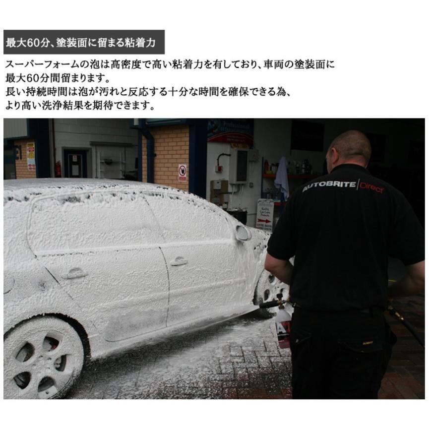 英国製 スーパーフォーム 大容量4L スノーフォーム カーシャンプー