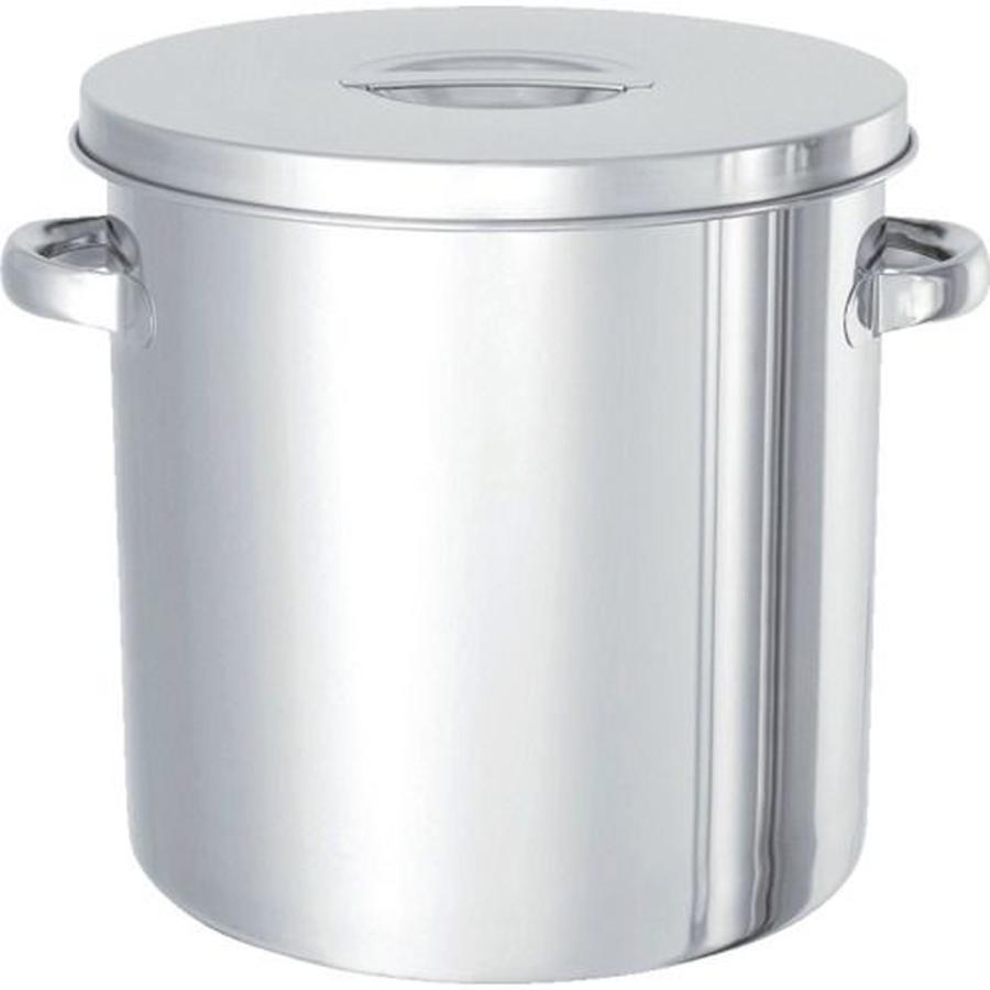 日東 ステンレスタンク テーパー付貯蔵用タンク（フタ付） ４５Ｌ 1個