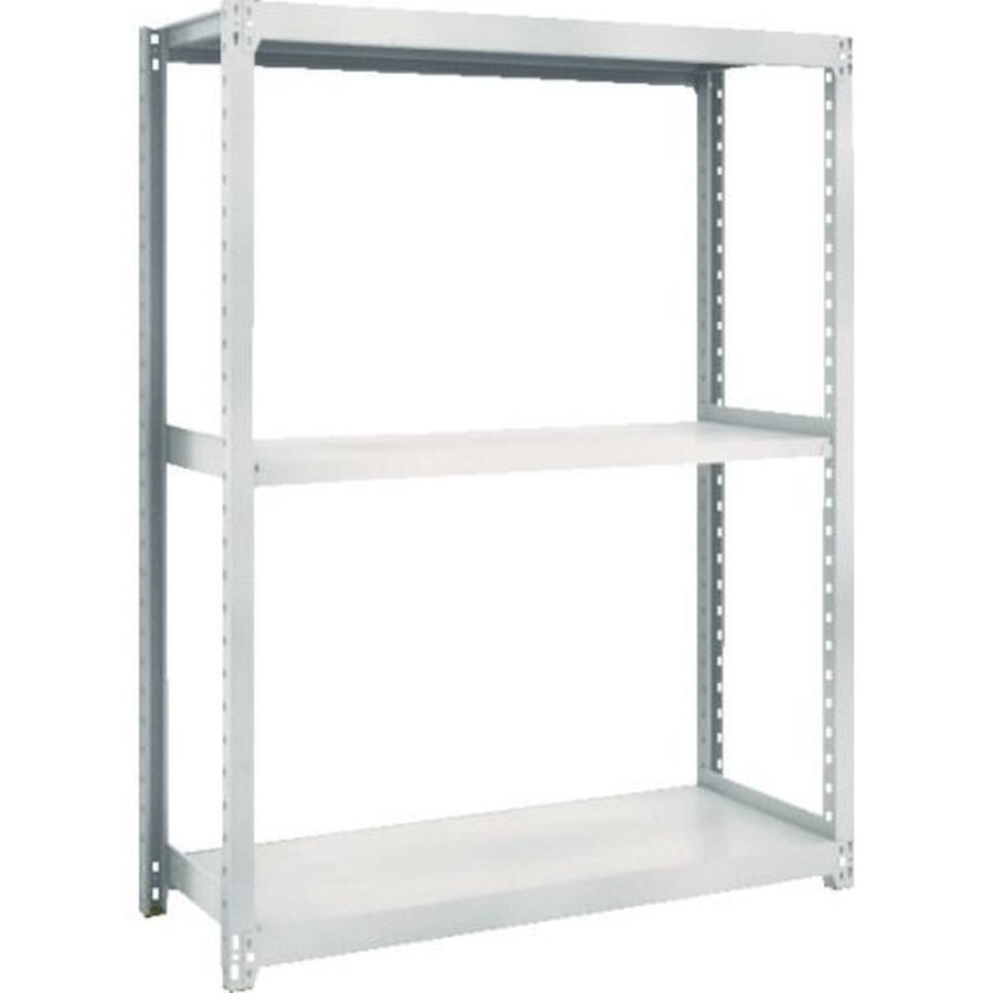 ＴＲＵＳＣＯ Ｍ２型軽中量棚 １４６０Ｘ４５０ＸＨ１５００ ３段 単体 ネオグレー 1台