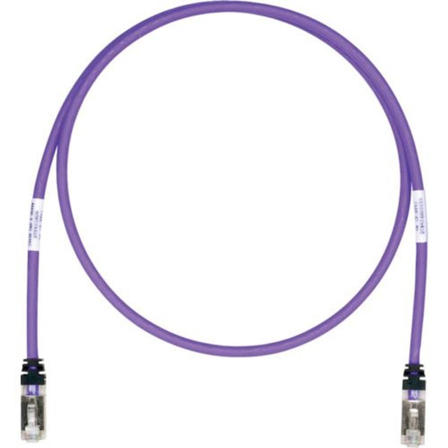 パンドウイット CAT6A/CAT6 シールドパッチコード 3m 紫 STP6X3MVL 1本 最安価格 パンドウイット CAT6A/CAT6 シールドパッチコード 3m 紫 STP6X3MVL 1本 最安価格