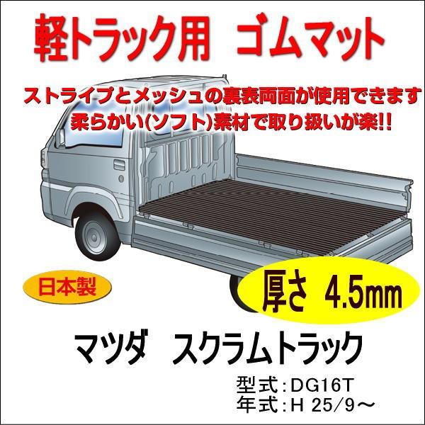 注目ブランド 軽トラック用 荷台ゴムマット マツダ スクラムトラック Dg16t 荷台に合わせてカット済み 両面使えるリバーシブル 栄和産業 人気ブランドを Www Technet 21 Org