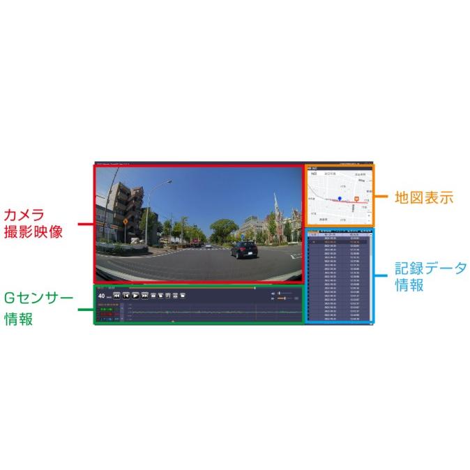 コムテック（Comtec） ZDR041 ドライブレコーダー 1カメラタイプ 3.2