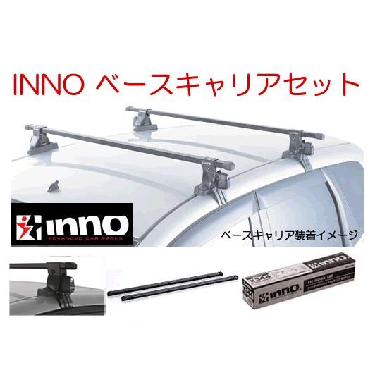 INNOイノー　スバル インプレッサ スポーツ ルーフレール無 GT系 ベース キャリア セット 品番INSUT+K492+IN-B127BK /自動車/ルーフキャリア｜autocenter