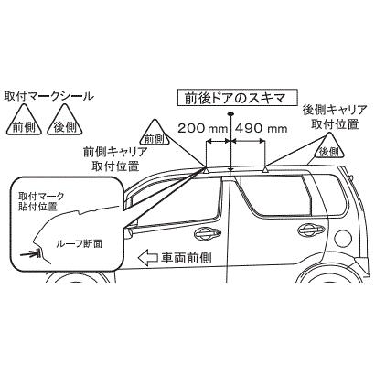 INNO INNO（イノー） 品番 K495 スズキ ワゴンR 年式 ：H29.2〜 型式