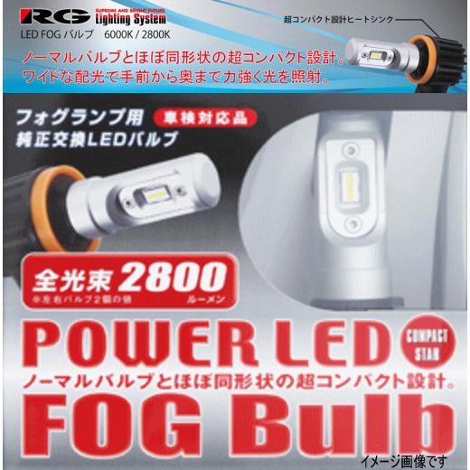 RG コンパクトスターハイフ H4 LEDバルブ 6000K POWER LED HEAD BULB COMPACT STAR for HEAD - RACING GEAR（RG
