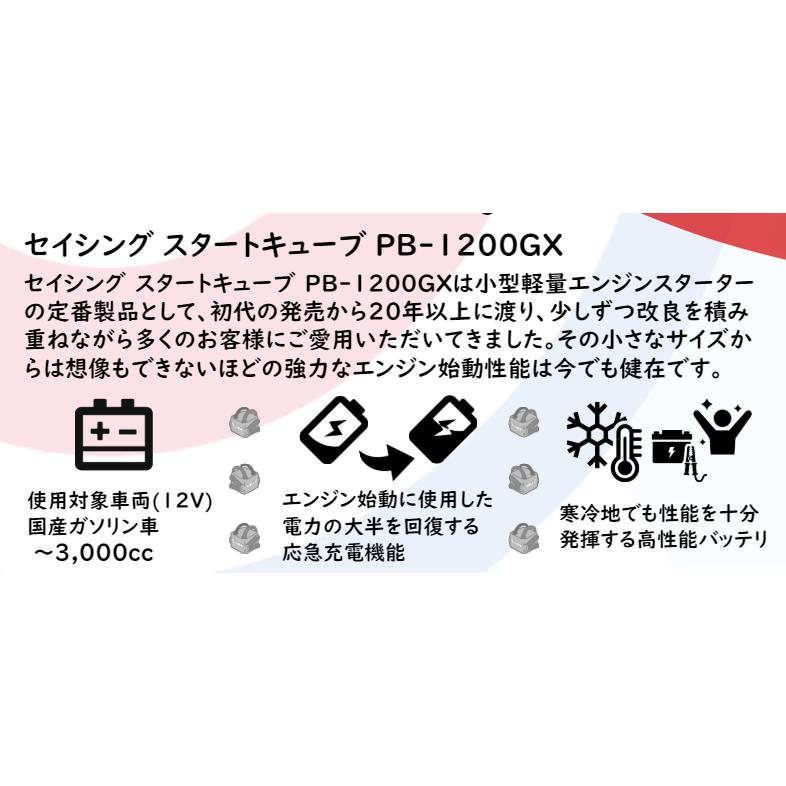SAYTHING PB-1200GX スタートキューブ 小型エンジンスターター SAYTHING PB-1200GX スタートキューブ 小型エンジンスターター