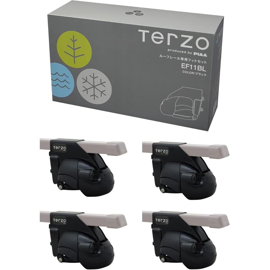 TERZO TERZO EF11BL フットセット（ブラック） ベースキャリア