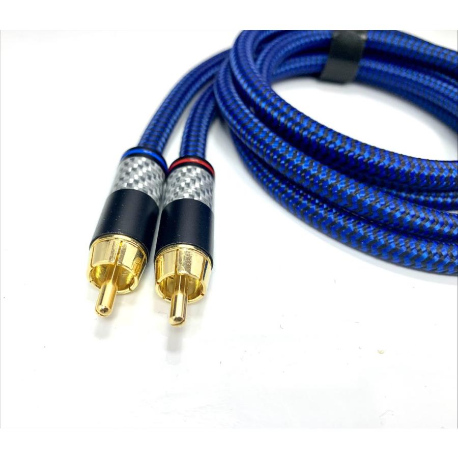 オヤイデ　RCAケーブル 7本セット 黒 超高音質 オーディオケーブル スタジオ仕様 高級RCAケーブル OFC採用