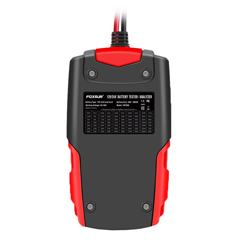 バッテリー診断機 日本語説明書付き CCA測定器 カーバッテリーテスター