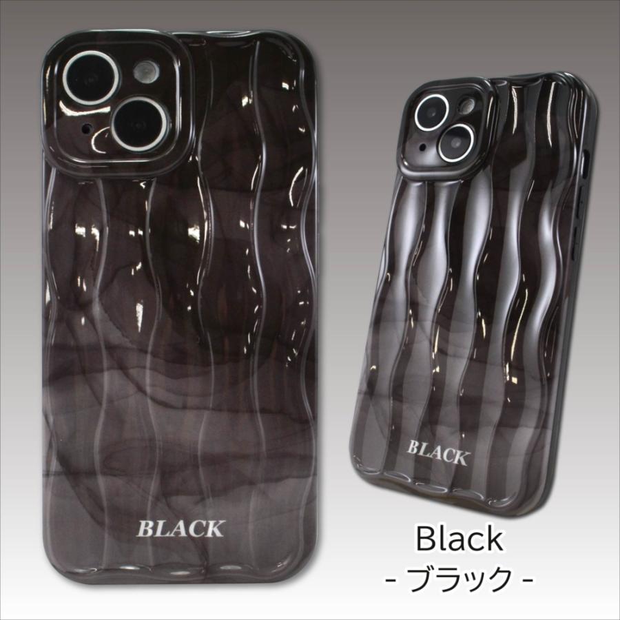スマホケース iPhone14 マーブル 波パターン ケース カバー 3D