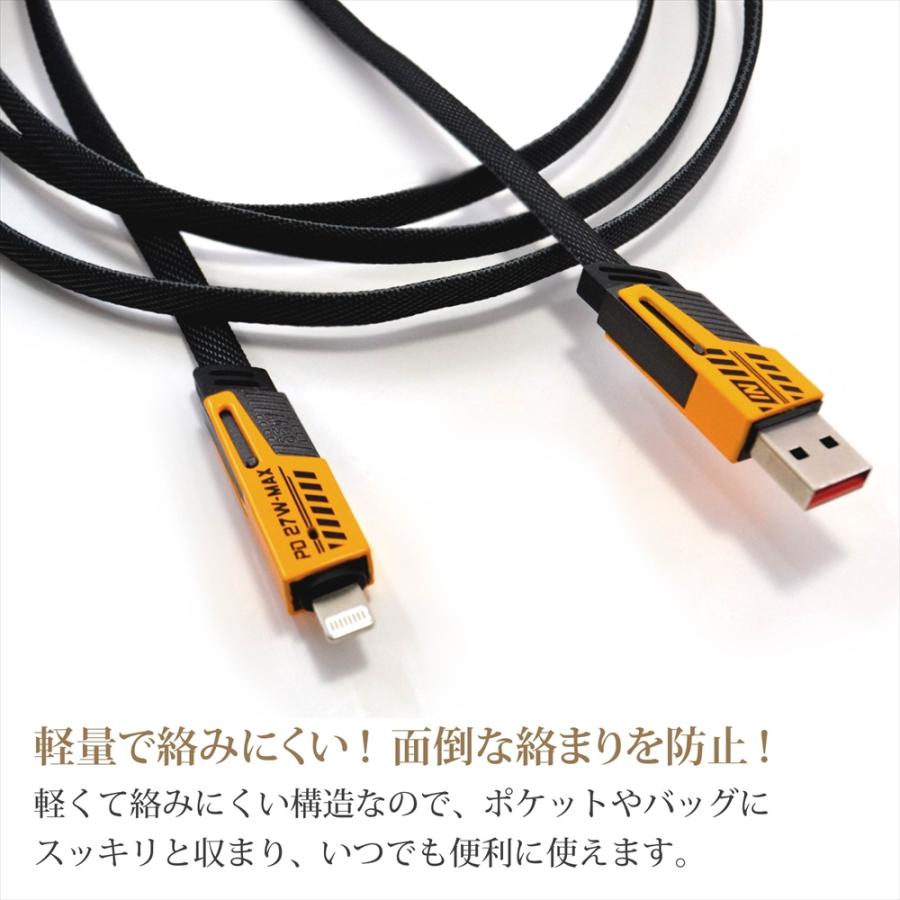 4in1 充電ケーブル USB PD対応 Type-C to ライトニング ケーブル
