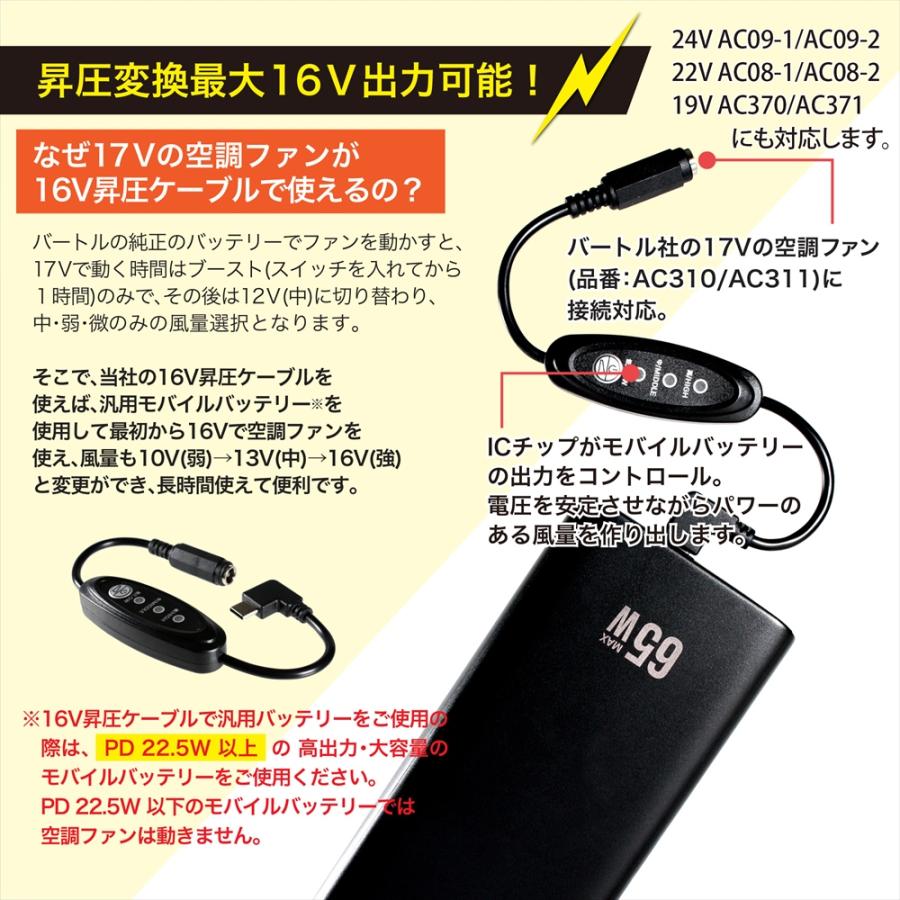 BURTLE（バートル） バートル対応 2023年モデル 19V AC370 AC371 Type
