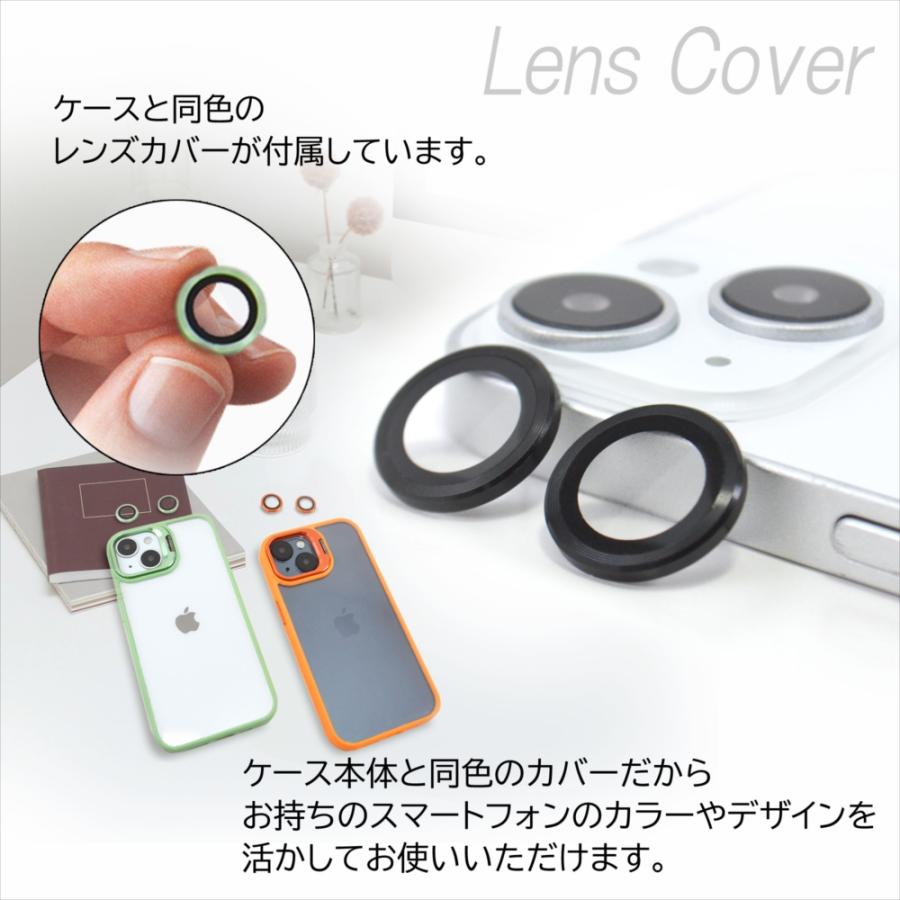iPhone14 ケース iPhone 15 カバー カメラスタンド レンズカバー 耐