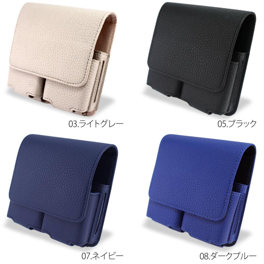 タバコ ケース レザー風 タバコケース 横 2台用 横収納タイプ メンズ