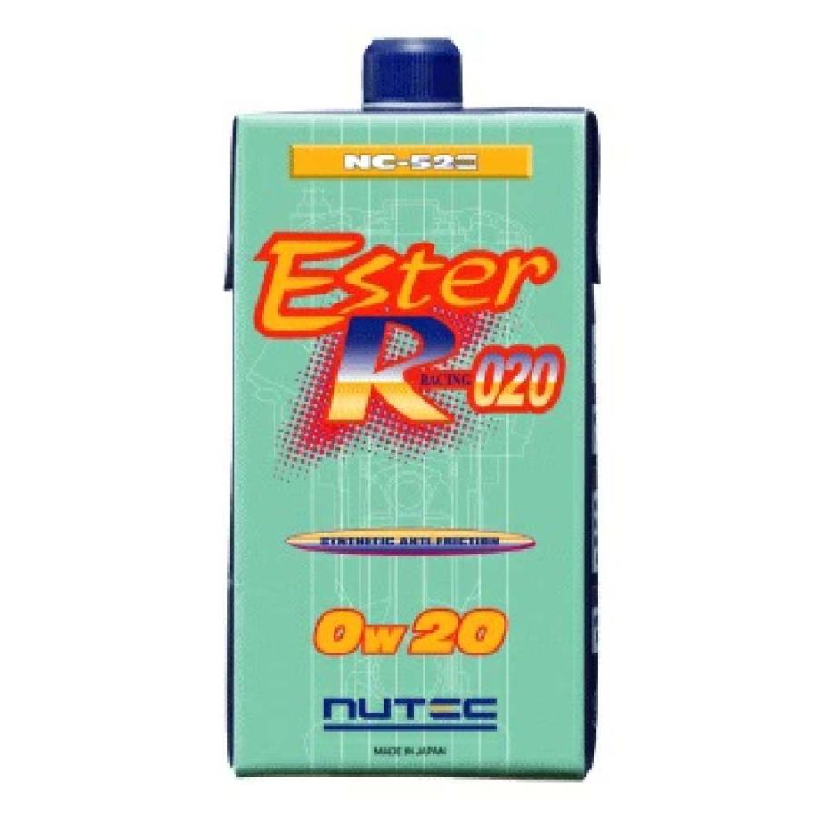 NUTEC ニューテック ESTER RACING エンジンオイル NC-52E 020 0w20 1L 粘度 車 クルマ エンジン オイル 全化学合成 NC52E 20 0W-20