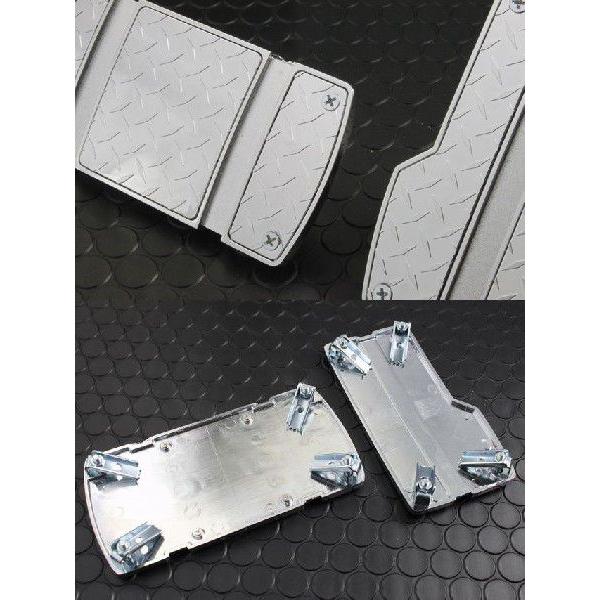 アルミペダル ペダルカバー AT用 オートマ オートマチック 汎用
