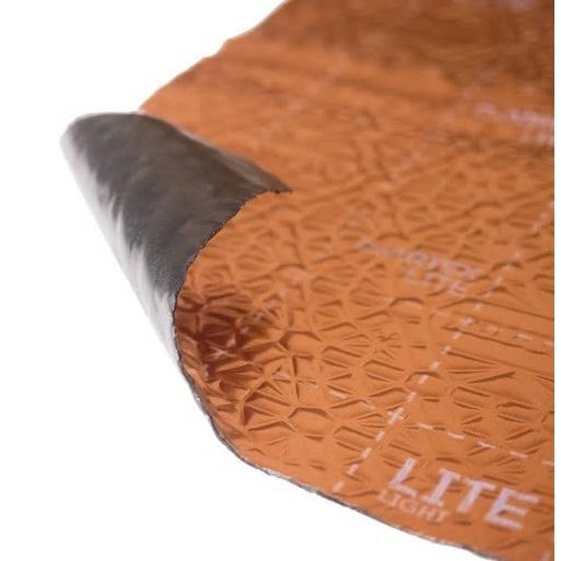 正規輸入品 DrARTEX デッドニング ドア フロア ホイールアーチ トランク 用 制振シート 750×500×2.6mm厚 8枚入り Earth Gold HD(2.6mm)|autoitem|03