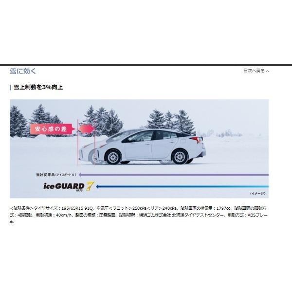 235/40R19 92Q  IG70  横浜スタッドレスタイヤ 4本セット 法人様限定品４本以上送料無料（北海道,沖縄,離島除く）｜autoland｜03