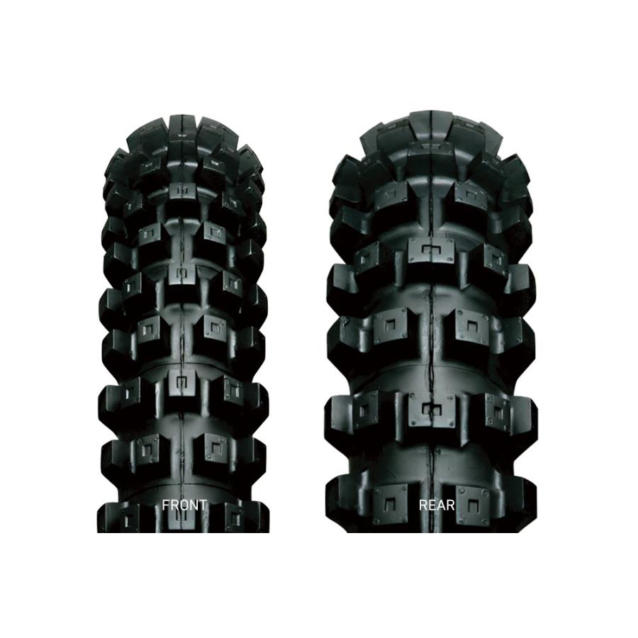 タイヤ　③ IRC 井上ゴム バイクタイヤ VE35 80/100-21 51M フロント タイヤ