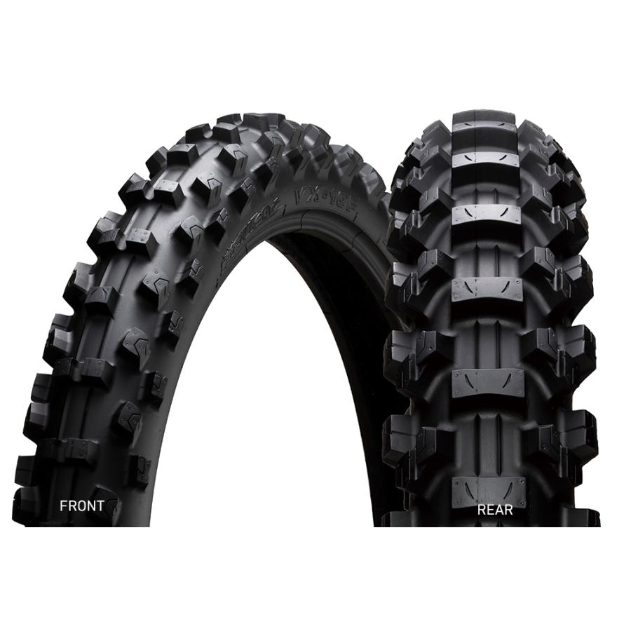 IRC 井上ゴム バイクタイヤ VX10 90/100-14 49M リヤー タイヤ チューブタイプ（WT)   RACE code129407