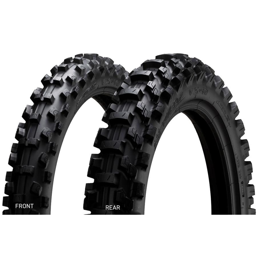 IRC 井上ゴム バイクタイヤ VX10 90/100-14 49M リヤー タイヤ チューブタイプ（WT)   RACE code129407_2